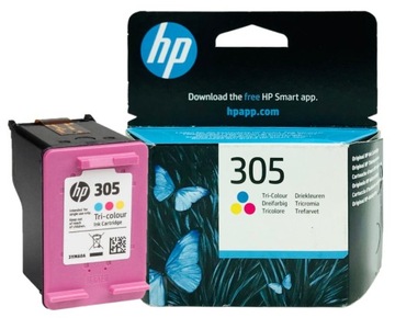 Tusz HP 305 Kolorowy CMY 3YM60AE Oryginalny HP Deskjet 2710 2720 2721 2320