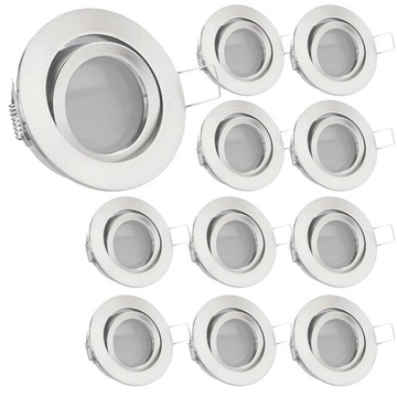 10 X OCZKO SUFITOWE LAMPA LED UCHYLNA 230V 5W