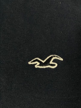 Hollister Polo Męskie Granatowe EPIC FLEX Logo Unikat Klasyk M