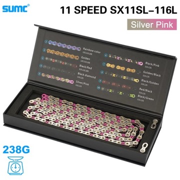 SUMC 11 Speed Bicycle Chain 116L With MissingLink 11V Mountain bike/Road