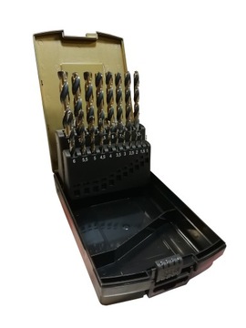 Zestaw Wierteł Do Metalu HSS-G Exact 76161 19 szt.