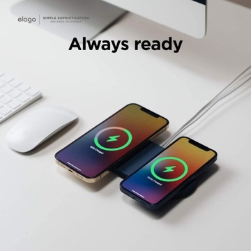 Hub ładujący Elago Duo do urządzeń Apple (MagSafe) Czarny
