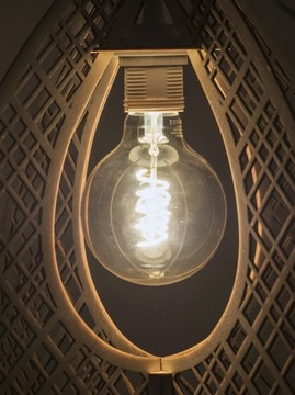 Deku - Balladyna Белый деревянный подвесной светильник