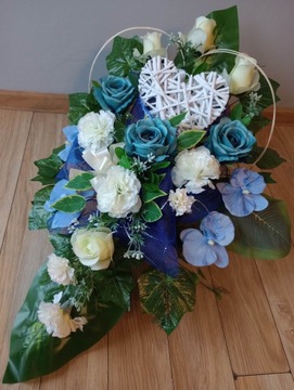 Украшение кладбища GRAVE композиция HEART SET