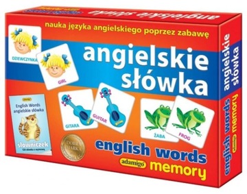 Memory Angielskie słówka Adamigo