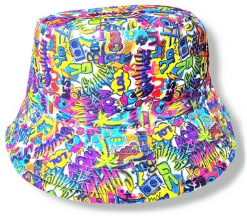 Kapelusz RYBACKI bucket hat czapka kolorowy modny