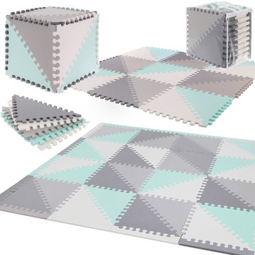 MATA PIANKOWA KONTRASTOWA PUZZLE EVA DESIGN XXL