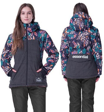 Женская зимняя лыжная куртка изолированная снежная лыжная мембрана s