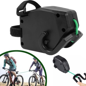 LINA HOLOWNICZA ROWEROWA, PASEK TRAKCYJNY NA ROWER DLA RODZIN, ELASTYCZNA