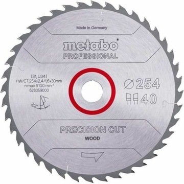 Ostrze piły Metabo HW/CT Ø 254 mm