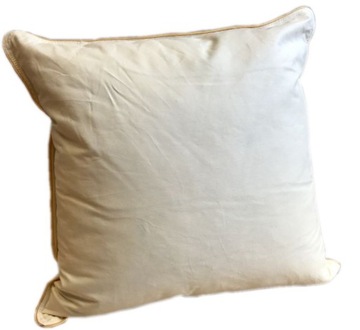 Подушка 50х60 г. Подушка гусиный пух 60% кремовый хлопок 600г АМЗ