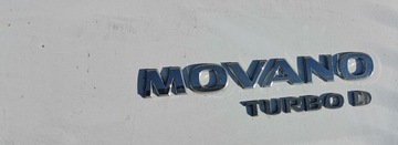 ZNAK OPEL MOVANO TURBO D NÁPIS VÍKO KUFRU BOK