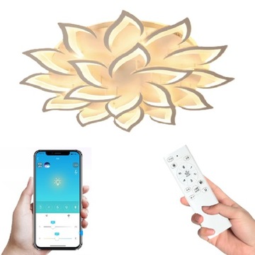 DUŻA LAMPA SUFITOWA LED ŻYRANDOL 
