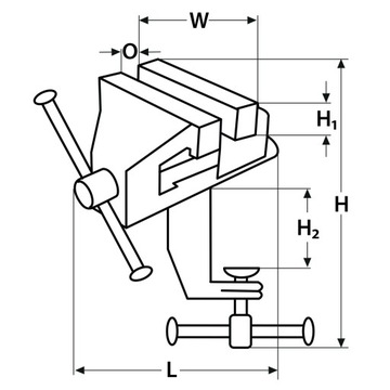 ЧУГУННЫЕ НАСТОЛЬНЫЕ ТИСКИ 70 ММ МИНИ-МОДЕЛИРОВАНИЕ