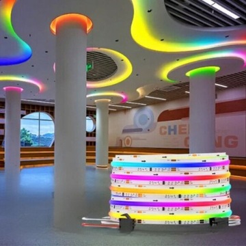 10-метровая цифровая светодиодная лента COB RGB с пикселями WS2811, источник питания для дистанционного управления музыкой