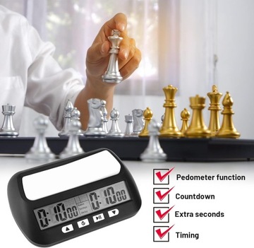Профессиональные шахматные часы, многофункциональный шахматный таймер с функцией будильника.