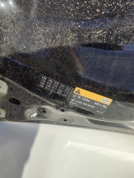 KAPOTA KRYT MOTORU MERCEDES A W176