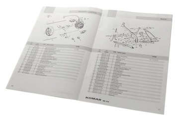 Сервис мануал и каталог запчастей Romet Komar MR 232