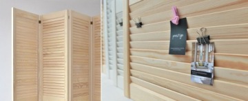 Ширма комнатная деревянная сосна 49x170 WING