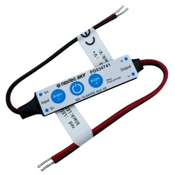 Ściemniacz Mini do taśm LED sterownik 12-24V DC 4A