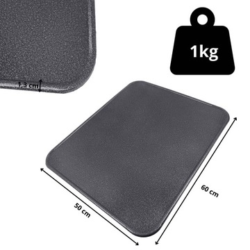 BLACHA PRZYPIECOWA DO KOMINKA MALOWANA 50x60 GRAFITOWA ESTETYCZNIE WYKONANA