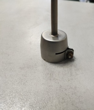 Dysza rurowa Ø5(8) mm, wygięta 15°; (wlot Ø37 mm)