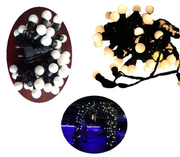 Girlanda led ZEWNĘTRZNA wodoodporny-barwa zimna
