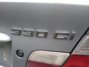 BMW E46 330CI ZNAKY ZNAK MODEL KRYT ZADNÍ
