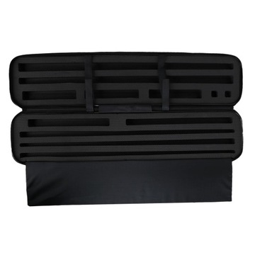 Чехол для бильярдного кия. Клубная сумка, разделенная на 1/2. твердый, черный,