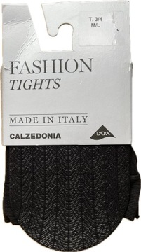 CALZEDONIA Rajstopy FASHION TIGHTS 20den T. 3/4