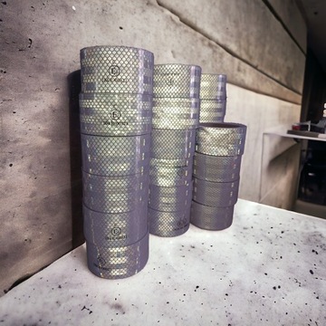 Контурная сигнальная ЛЕНТА REFLECTIVE 50/50м белая МИКРОПРИЗМАТИЧЕСКАЯ