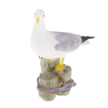 Żywiczna figurka statua mewy, dekoracja,