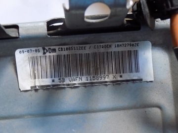 CITROEN C2 03-09 ULOŽENÍ SPOLUJEZDCE 18M72790ZE