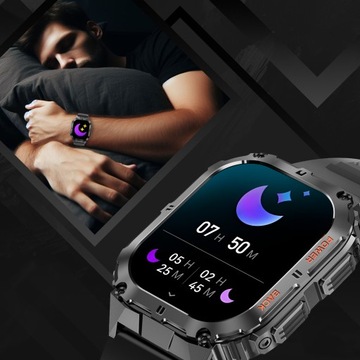 SMARTWATCH ZEGAREK MĘSKI MENU POLSKIE SPORT PULS ROZMOWY SMART WATCH AMOLED