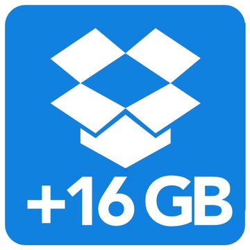 DROPBOX DOŁADOWANIE +16GB NA ZAWSZE
