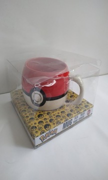 ВМЕСТИТЕЛЬНАЯ КЕРАМИЧЕСКАЯ КРУЖКА ДЛЯ ПОДАРКА 445 МЛ POKEMON POKEBALL В УПАКОВКЕ