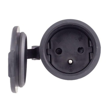 WTYCZKA HERMETYCZNA IP44 GUMOWA SCHUKO GNIAZDO 230V 16A
