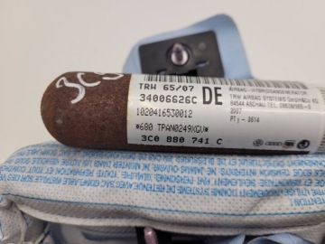 3C0880741C, VW PASSAT B6 B7 Dachvorhang Airbag AIR BAG links 3C0880741C | thumb 1