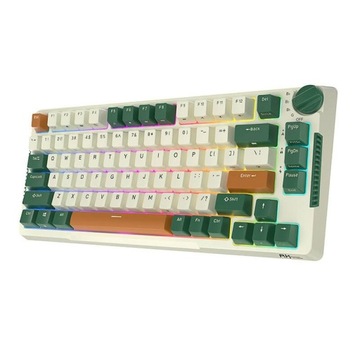 Беспроводная механическая клавиатура Royal Kludge RKH81 RGB, переключатель Sky Cyan