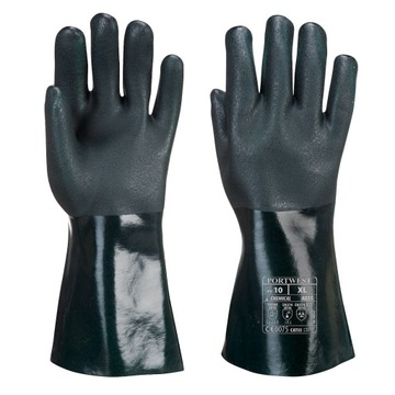 Rękawice chemiczne PCV Jersey 35 cm PORTWEST A835 XL