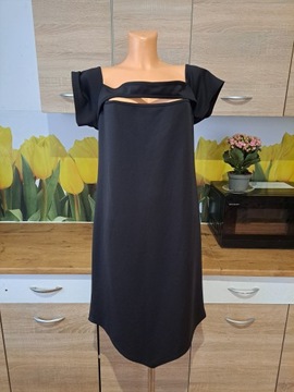 Nowa ołówkowa sukienka Boohoo rozmiar 48 poliester/elastan, wesele, komunia