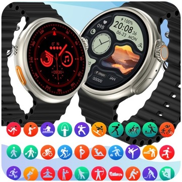 SMARTWATCH СПОРТИВНЫЕ ЧАСЫ SMARTWATCH МУЖСКИЕ ЖЕНСКИЕ ЗВОНКИ PL GPS AMOLED