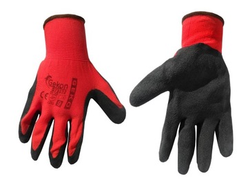 RĘKAWICE ROBOCZE RĘKAWICZKI OCHRONNE LATEX R 9