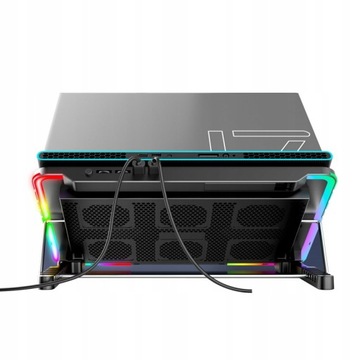 ПОДСТАВКА ОХЛАЖДАЮЩАЯ ПОДСТАВКА RGB ДЛЯ НОУТБУКА