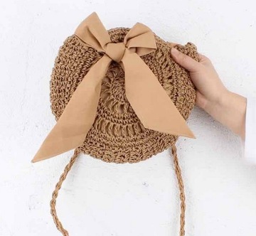 Плетеная сумка через плечо BOHO THAI BOWL BASKET