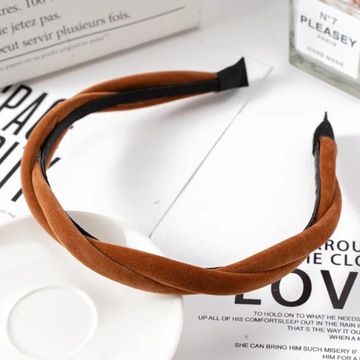Fashion Solid Color Braid Hairbands For Women Weaving New Non-slip