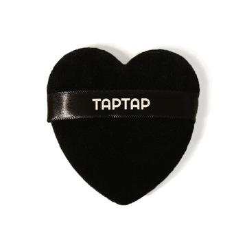 TAPTAP Puszek do Pudru Serce Czarne