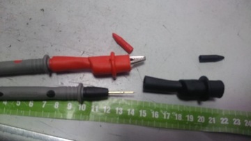 Силиконовые измерительные провода для измерителя PM15 + зажимы типа «крокодил»