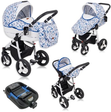 QUERO ALU ECO WÓZEK DZIECIĘCY 4W1 + ISOFIX KAREX