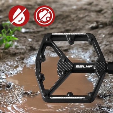 PEDAŁY ROWEROWE PLATFORMOWE ALUMINIUM PINY MTB BMX 9/16